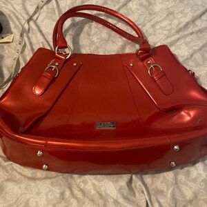 BEIJO Bag Susan Handley XL Tote Shoulder Crossbody Red Limited Edition